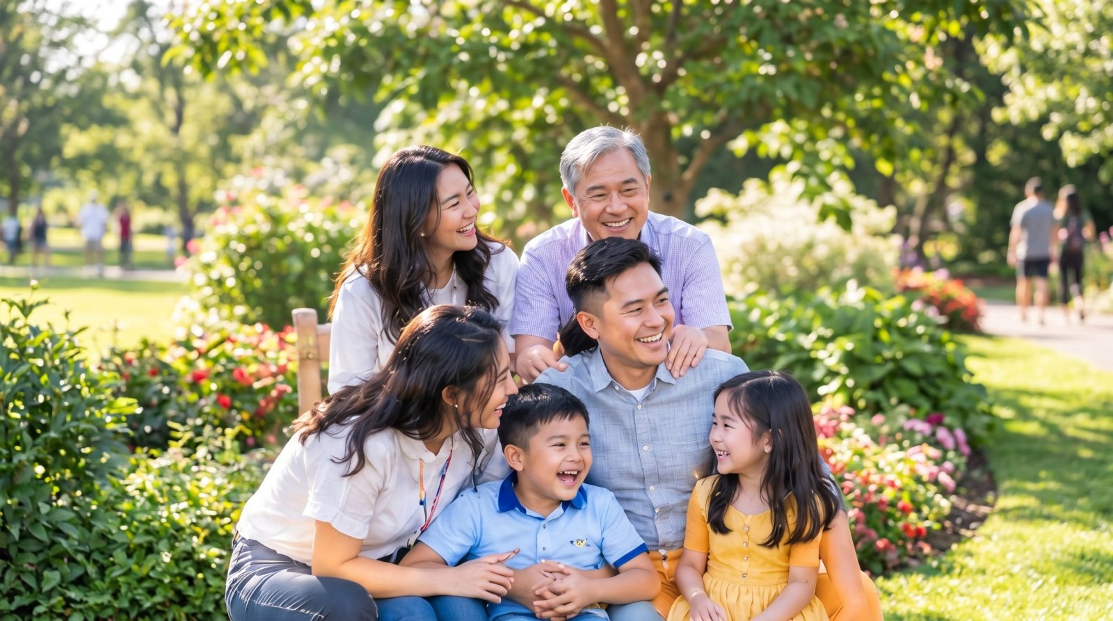 Family spending time together